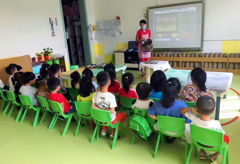 河北省孟村市卓越藝術幼兒園 ：寓教于樂的中(zhōng)秋節主題活動